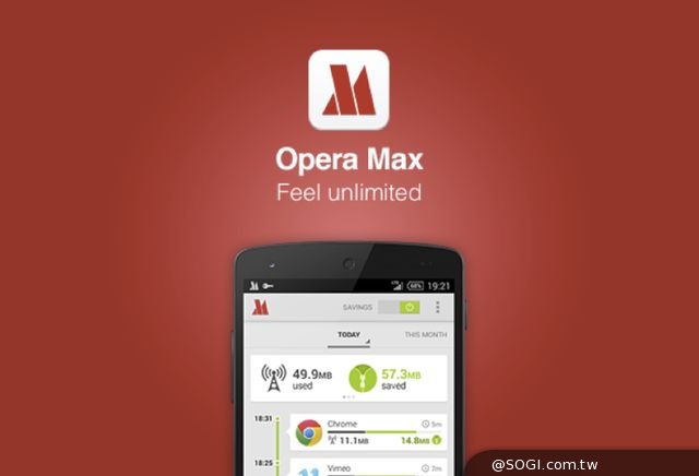 久等了！即日起台港地區也可以用 Opera Max 新版支援 Lollipop