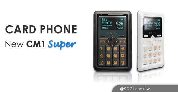 CARD CM1 Super藍牙撥號功能名片型手機 超長待機18天