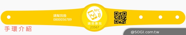 熱血「嗶」一下 穿戴式科技輔助 NFC防走失智慧手環2.0問世 熱血「嗶」一下 穿戴式科技輔助 NFC防走失智慧手環2.0問世