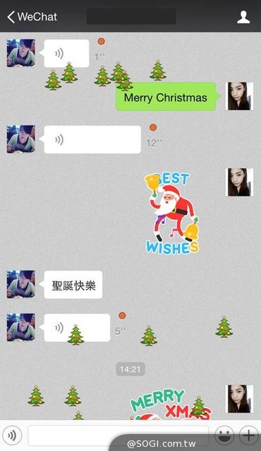 WeChat「聖誕快樂」免費貼圖熱舞大師「RORO」同步「動」態搖擺 WeChat「聖誕快樂」免費貼圖熱舞大師「RORO」同步「動」態搖擺