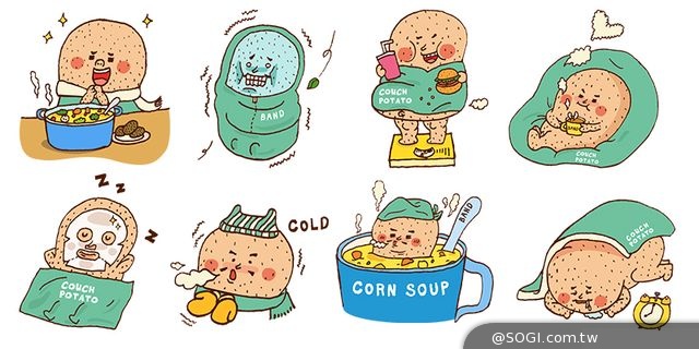 年末就用BAND揪人開趴！BAND 貼圖祭4款超應景貼圖限時免費送