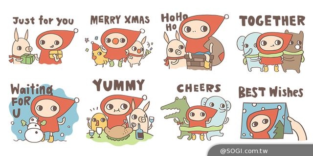 年末就用BAND揪人開趴！BAND 貼圖祭4款超應景貼圖限時免費送