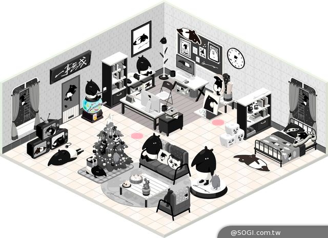 「LINE PLAY」歡慶台灣虛擬人偶已突破200萬 全球首間黑白房間正式亮相 「LINE PLAY」歡慶台灣虛擬人偶已突破200萬 全球首間黑白房間正式亮相