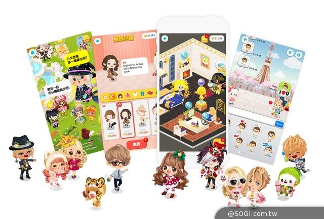 「LINE PLAY」歡慶台灣虛擬人偶已突破200萬 全球首間黑白房間正式亮相 「LINE PLAY」歡慶台灣虛擬人偶已突破200萬 全球首間黑白房間正式亮相