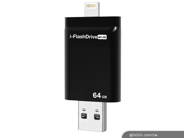 首創Apple認證「i-FlashDrive雙頭龍」最新EVO升級版極速上市