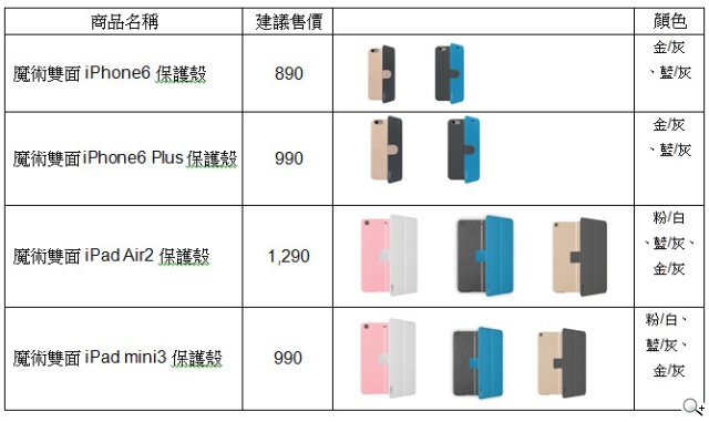 ahha魔術雙面保護殼 iPhone/iPad魔術新裝