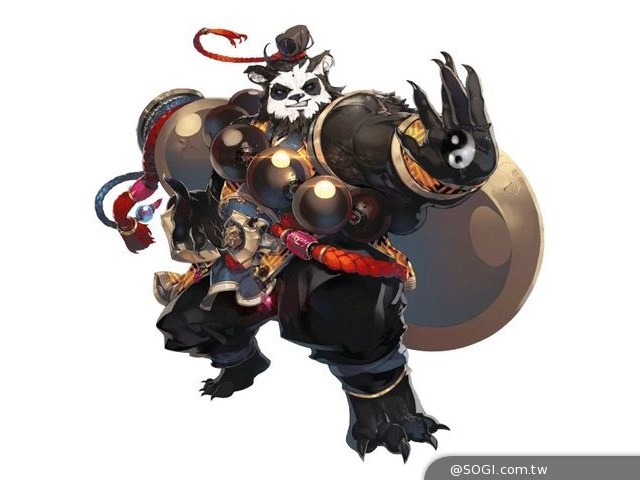真動作RPG《太極熊貓》預定雙版本12/30火爆公測 公開三大職業原畫