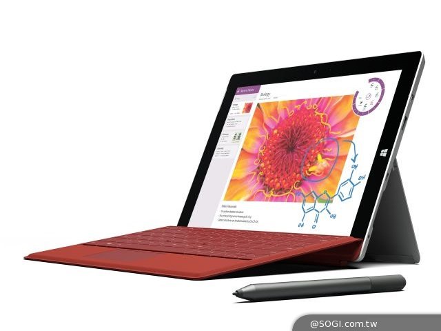 Surface家族新成員亮相 最輕薄的Surface 3提供更多元的選擇