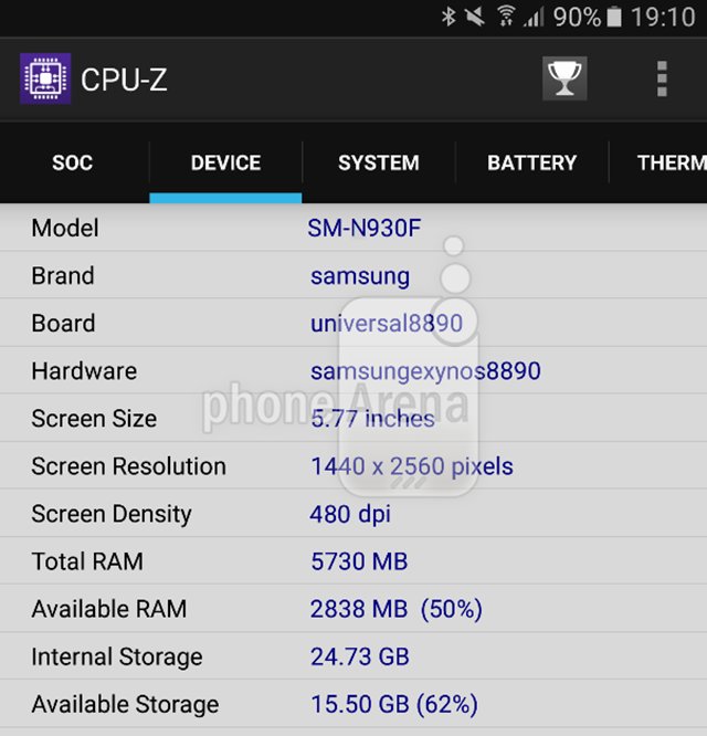 三星Note6规格曝光 传支持IP68防水+6G运存 三星Note6规格曝光 传支持IP68防水+6G运存