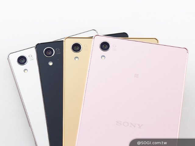 玫瑰石英粉報到！Sony Z5P四色旗艦圖賞