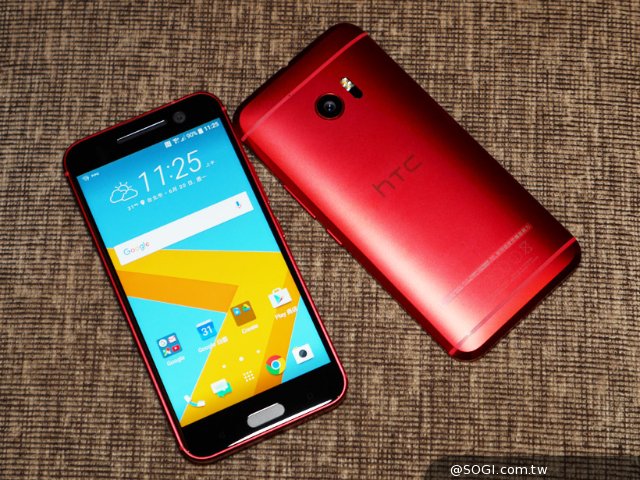艳丽十足:HTC 10夕光红真机图赏 艳丽十足:HTC 10夕光红真机图赏
