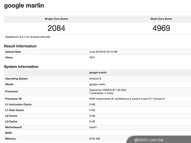 HTC打造的Nexus新机Marlin规格曝光 HTC打造的Nexus新机Marlin规格曝光